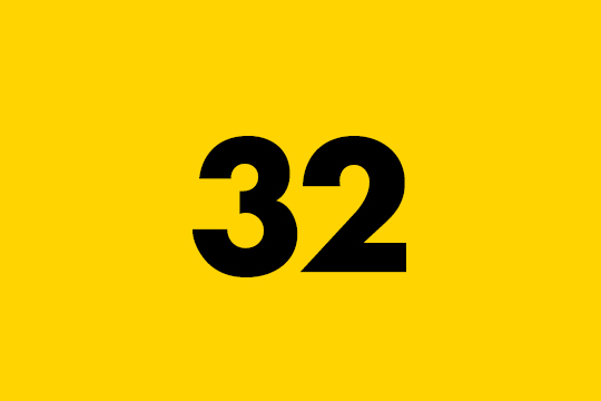 Number thirty-two.