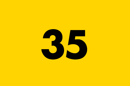 Number thirty-five.