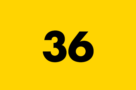 Number thirty-six.