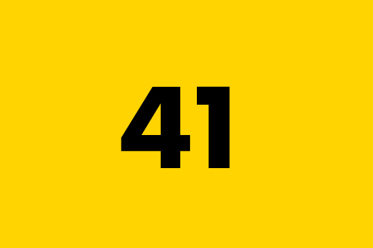 Number forty-one.