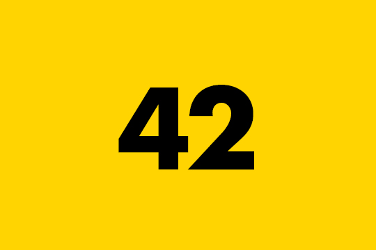 Number forty-two.