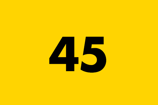 Number forty-five.