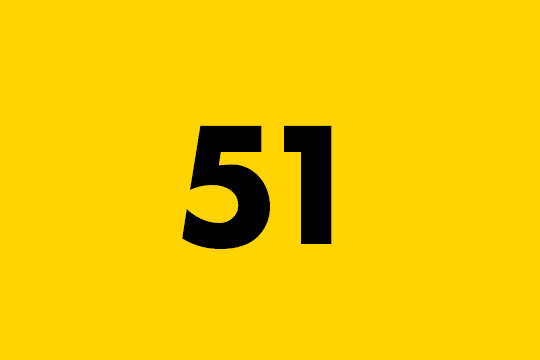 Number fifty-one.