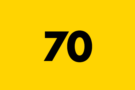 Number seventy.