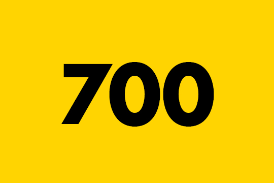 Number seven hundred.