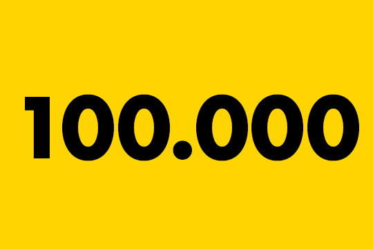 Number one hundred thousand.