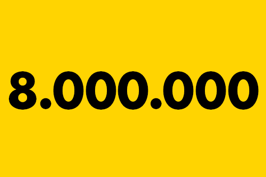 Number eight million.